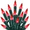 Red Christmas Lights, 20FT 100 Count Incandescent Christmas Mini Tree String Lights, Waterproof Christmas Decorations for Outdoor Indoor Xmas Patio Home Party Garden Yard Decor